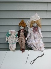  3 creepy Custom doll BOY GIRL HAUNTED Halloween Horror Repaint scary   Trl7