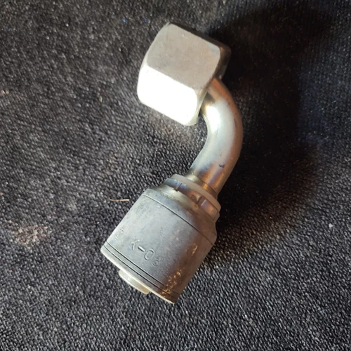 OR94K-04-06 1/4" to 3/8" 90° Female ORS Swivel, K Series
