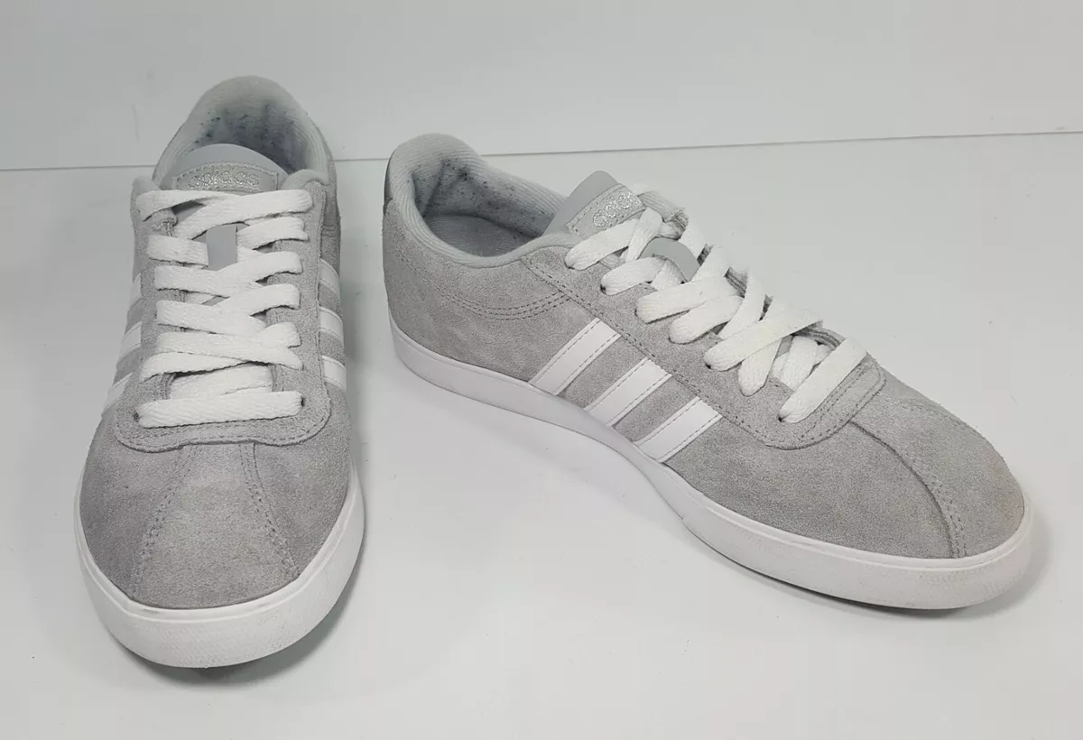 Grey suede adidas best sale womens