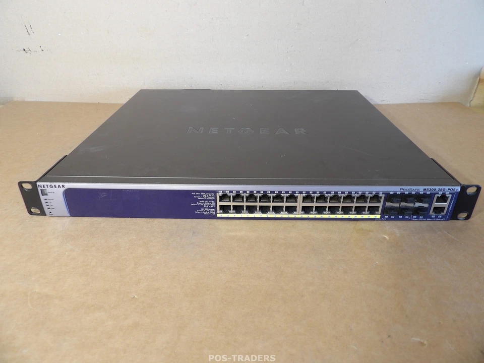 NETGEAR ProSafe M5300-28G-POE+ 24-Port Gigabit PoE+ Switch - INCL 2x AX742