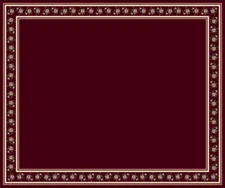 Milliken Red Transitional Casual Bulbs Rings Area Rug Bordered Rosalie Garnet II