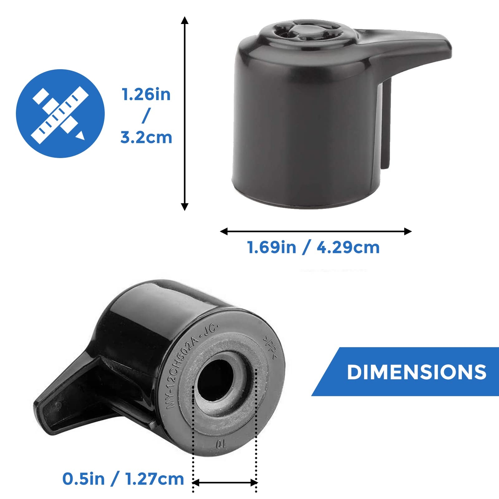 Steam Release Handle Steam Valve for Pressure Cooker 3, 5, 6, 8 QT Replacement