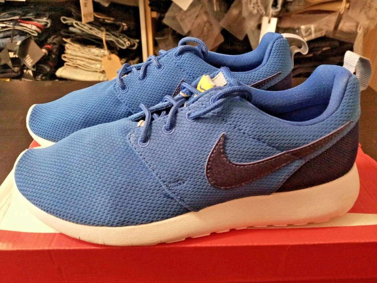 599728-417 Nike Roshe (GS) Grade School Kids Athletic Shoes - Blue/White | eBay