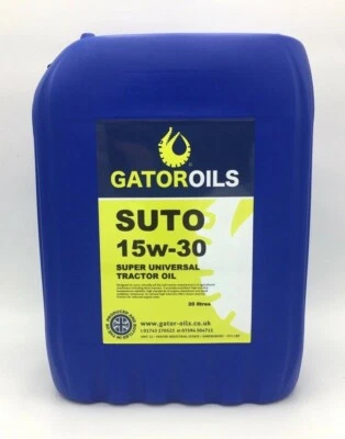 20 Litre Gator Super Universal Tractor Oil 15W-30 SUTO ACEA E3, API GL-4, CG-4