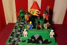 Vintage Lot Lego Dragon Masters Knights cas001 Dragon Wizard Castle Base 6082