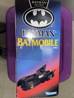 Kenner Batman Returns Batmobile Vehicle 1992 ~ Sealed Damaged Box