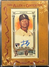 2025 TOPPS ALLEN & GINTER MINI SIZED FRAMED AUTO MA-JIR JAIRO IRIARTE WHITE SOX