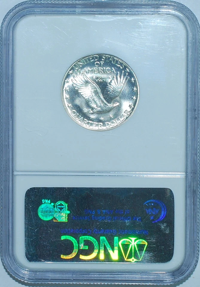 1928 D NGC MS66 Standing Liberty Quarter - Image 2 of 2