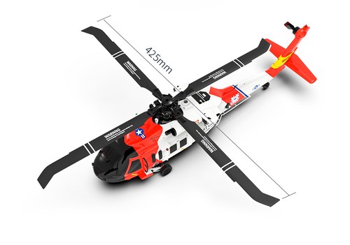 YXZNRC RC Hélicoptère F09-S 2.4G 6CH Gyroscope GPS Positionnement de Flux Optique Avion - Photo 24/28
