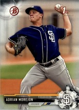 2017 Bowman Prospects #BP130 Adrian Morejon - BB