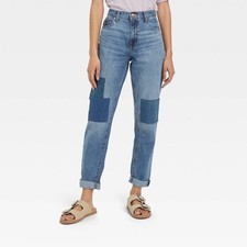 High-Rise Boyfriend Jeans - Universal Thread Medium Wash SIZE 16