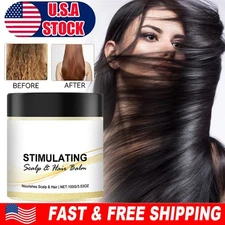 Stimulating Nourishes Scalp and Hair Balm,Thicker Strands,Shea Mango Butter US