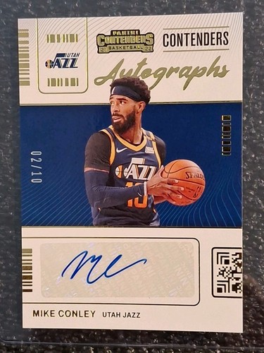 Mike Conley #CA-MCL 2021 Panini Contenders Contenders Autographs card