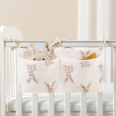 Bedside Hanging Diaper Bag Infant Toys Bag Stroller Diapers Hanging Bag Baby Cri