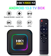 HK1 RBOX K8 Android 13 Streaming TV Box 8K , Bluetooth 5.0 Remote control