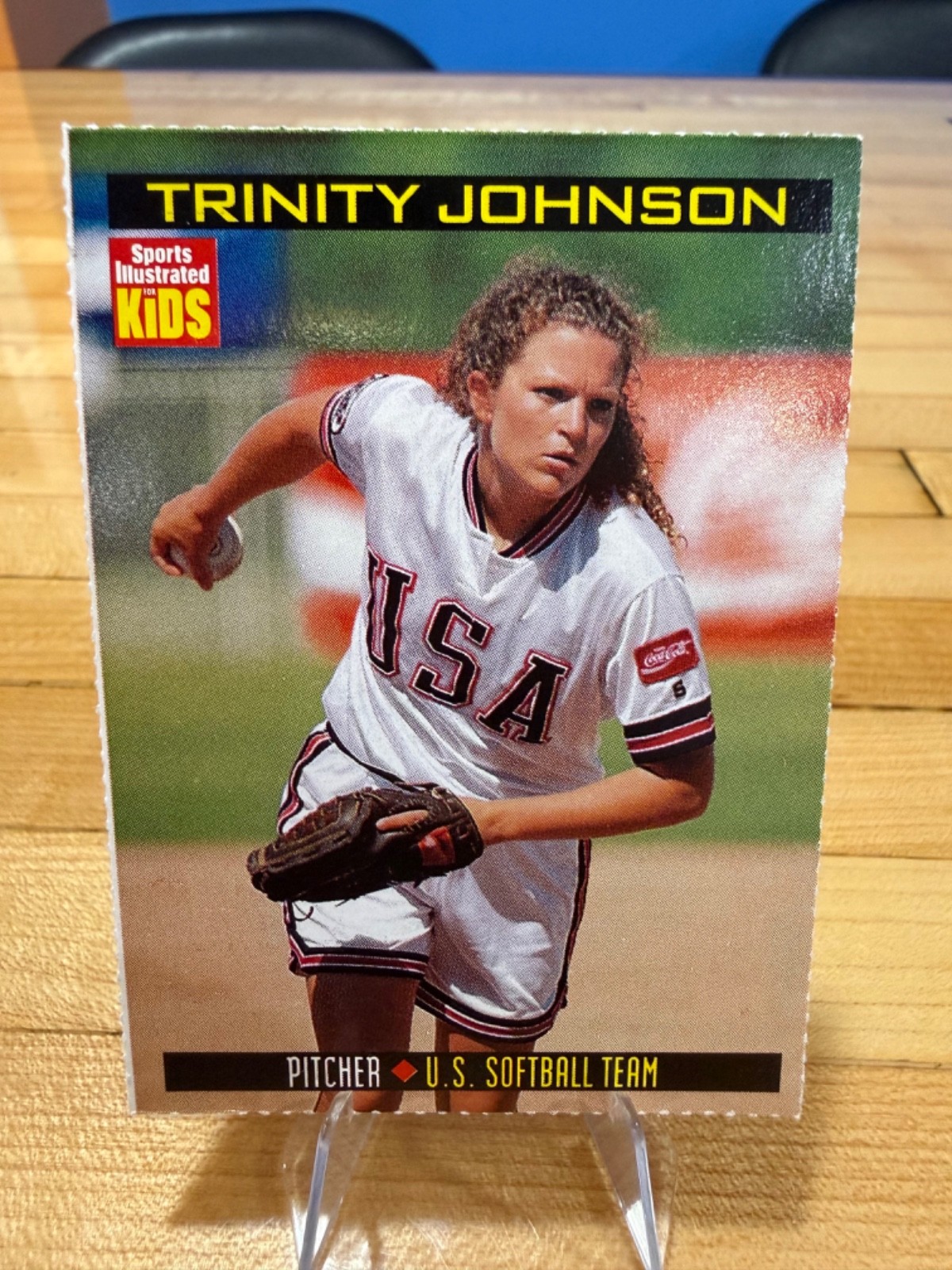 Trinity Johnson 1998 Sports Illustrated for Kids	Series 4 #672 USA Softball