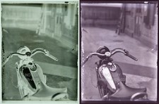 Seltenes Foto Glasnegativ - Motorrad: STOCK Kardan 500 (Varan ?) - um 1930/31