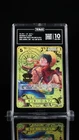 TAG 10 GEM MINT Japanese ONE PIECE 2025 Monkey D. Luffy ST13-015 2nd Anniversary