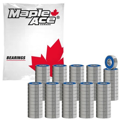 608-2RS Ball Bearing 8x22x7mm 608 2RS Rubber Sealed (Qty 100)