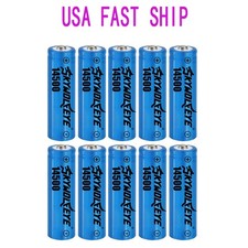 14500 Batter.y Li-ion 3.7V Rechargeable 14500 Batter.y USA FAST SHIP