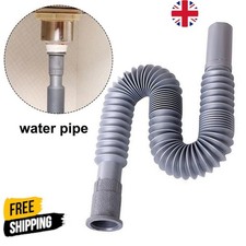 Universal Flexible Sink Drain Hose Pipe Extension Kitchen Basin Waste Pipe Conne