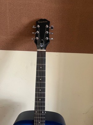 Epiphone Starling Acoustic Guitar In Blue Burst | eBay