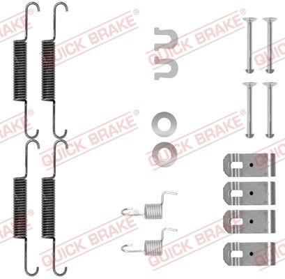 ZubehÖRsatz Feststellbremsbacken Hinten Quick Brake 105 0895 FÜR Honda-image