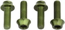 Aluminum Water Bottle Cage Bolts Set - 7075-T6, Olive Green, Lightweight &