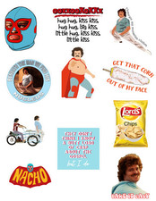 Nacho Libre Movie Sticker Pack