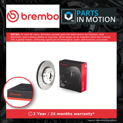 2x Brake Discs Pair Vented Front 370mm 09.C394.13 Brembo Set 34106797603 Quality