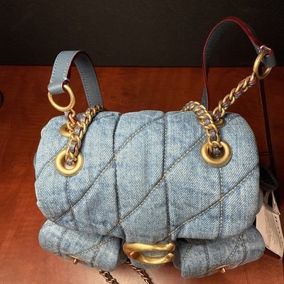 Coach Denim Tabby Backpack With Quilting (8415) | eBay
