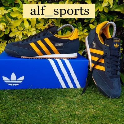  Neu mit Karton & Original Adidas Originals  R71 (Dragon) Sneaker schwarz in UK Größe 7