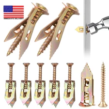 160 Pcs Self Drilling Drywall Anchors with Screws Kit, 80 Sheetrock Anchors (0.4