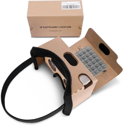 3D VR Headset Compatible with Google Cardboard for Movies and Video Games