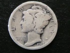 1918 MERCURY DIME