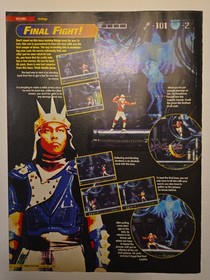 ​Rare Shinobi Legions Sega Saturn Strategy Guide & Promo Ad Vintage Magazine Lot