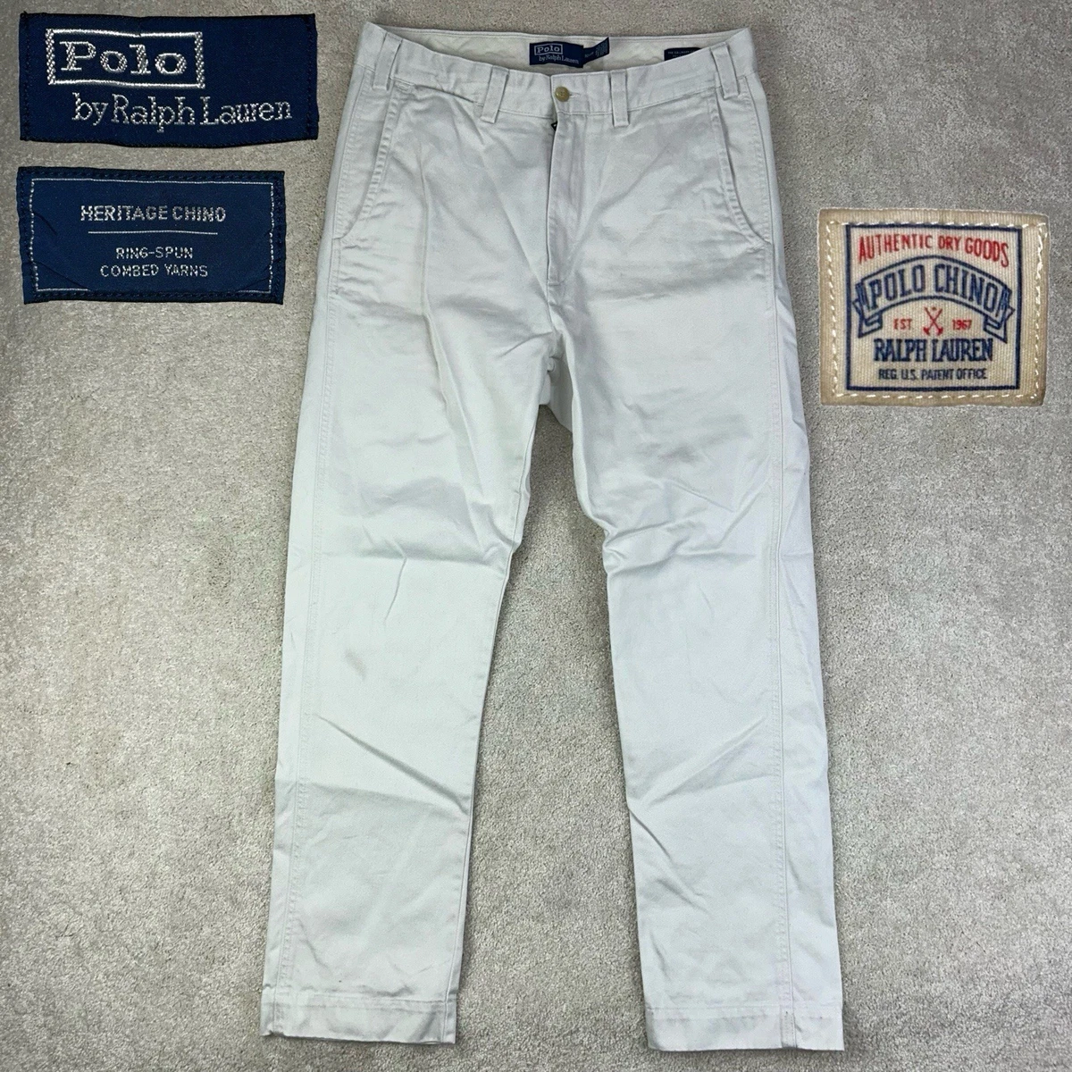 Polo Ralph Lauren ホワイトチノパン 30 ホワイト Polo Ralph Lauren White 30 Size Pants for Men for sale | eBay