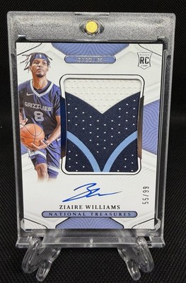 2021-22 Panini National Treasures RC Ziaire Williams True RPA /99