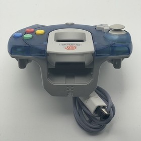 OEM Sega Dreamcast Clear Aqua Blue Controller HKT-7700- Open Box