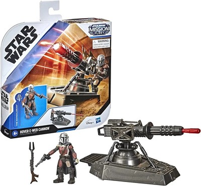Star Wars Mission Fleet Expedition Class Hover E-Web Cannon Mandalorian F3794