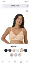 Bali 40D Classic Wireless Support Cool Comfort Bra NWT
