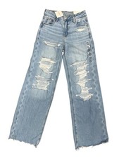 American Eagle HORIZON Women's Dreamy Drape Baggy Wide-Leg Jean, US 000 Regular