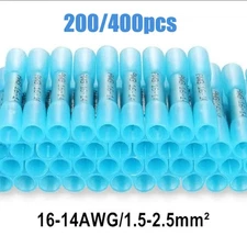 400/200x Waterproof Heat Shrink Butt Wire Splice Crimp Connectors Terminals Kit