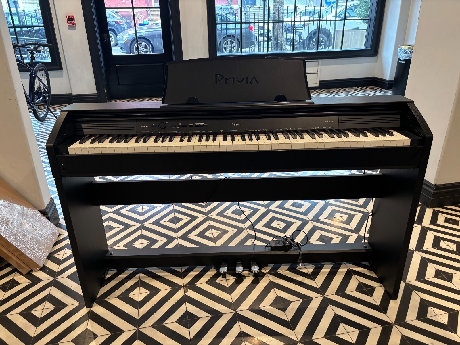 Casio Privia PX-760 Digital Console Piano Black + Bench