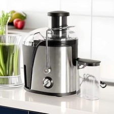 800W Juicer Machine Whole Fruit Vegetable Large Juice Extractor Stainless Steel