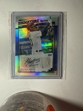 2020 Panini Donruss Signature Series Kyle Lewis Blue Autograph Rookie /99 SS-KL