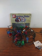 Vintage Retro Noma Pifco Canterbury Bells Christmas Fairy String 40 Lights (B)