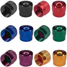 4x Bouchon capuchon valve métal aluminium schrader pneu auto voiture vélo moto