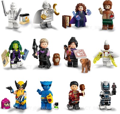Lego Marvel Serie 2 Minifiguren: Kompletter Satz mit 12 Figuren (71039)