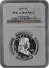 1960 Franklin Half Dollar NGC (99) PF 68